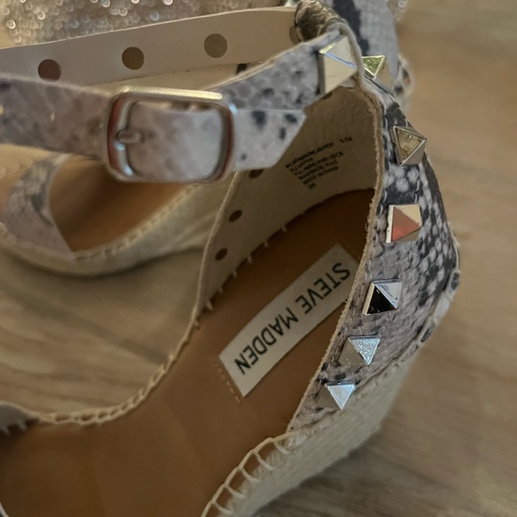 Steve Madden snake print Espadrilles - Picture 3 of 6